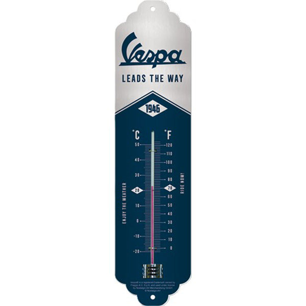 Nostalgic-Art Vespa Leads the Way Thermometer