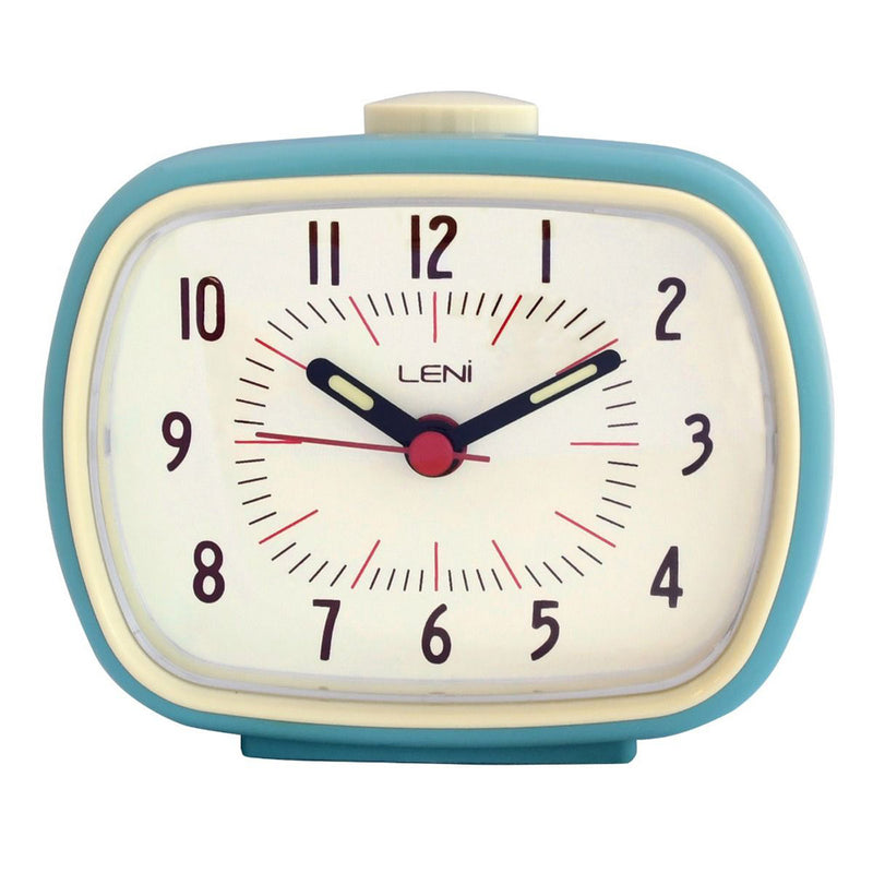 Leni Retro Bedside Desk Alarm Clock