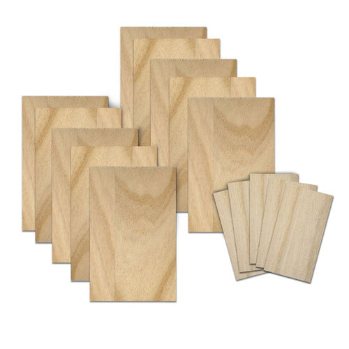 Hobby Paulownia Wood Small Sheet Pack 15pcs