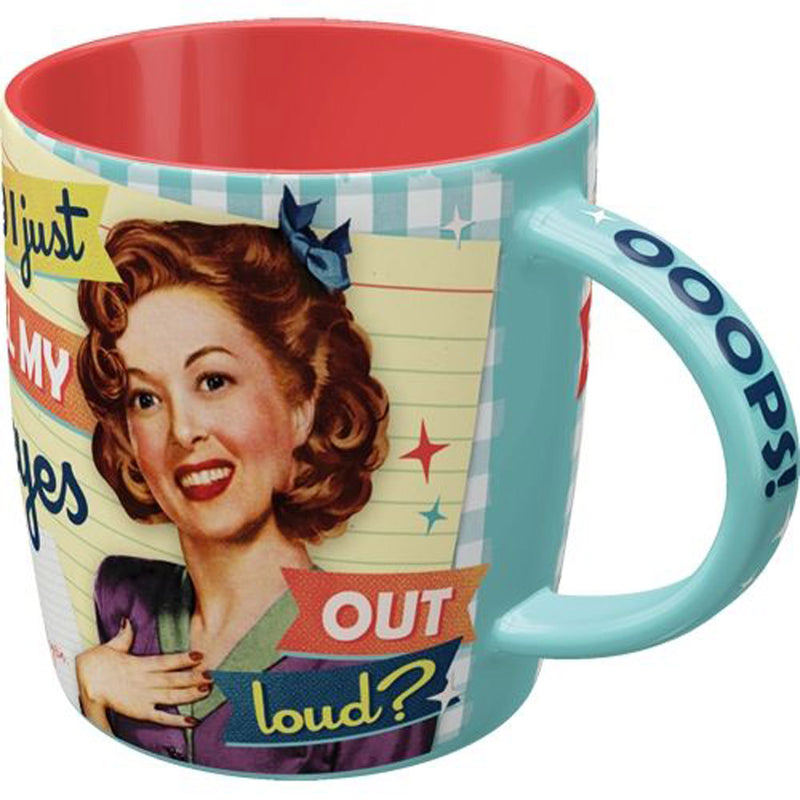 Nostalgic-Art Did I Just Roll My Eyes Out Loud? Ceramic Mug