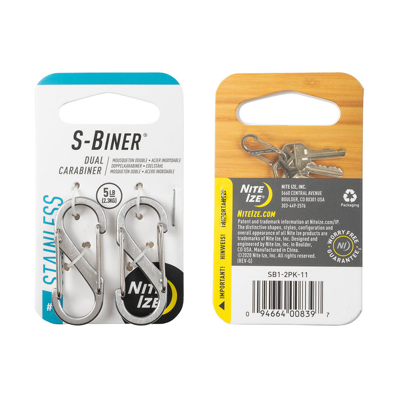 Nite ize s-biner taille 1 2pk