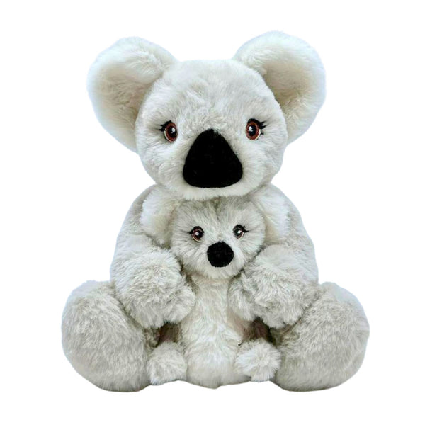 Eco Buddies Soft Plush Koala Mum & Baby Toy 25cm