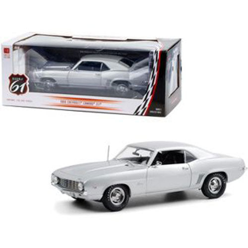 1969 Barrett Jackson Chev Camaro ZL1 1:18 Model Car (Silver)