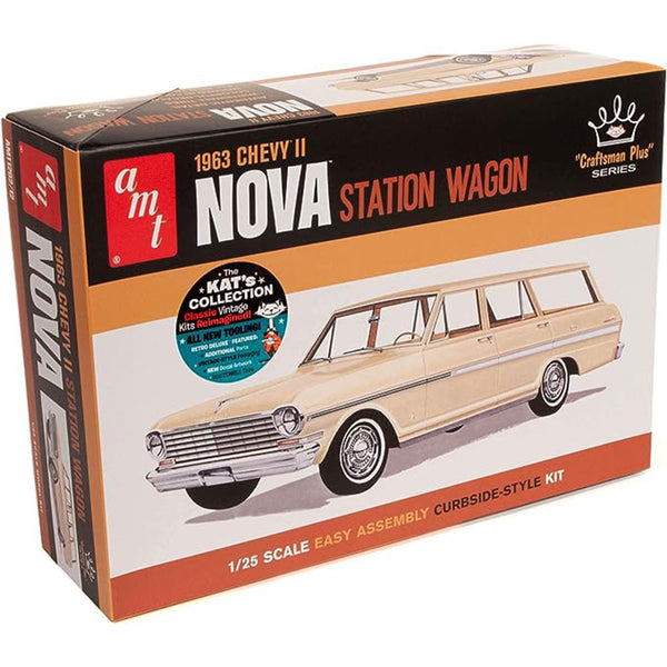 1963 Chevy Nova Station Wagon Craftsman Plus Kit 1:25 Scale