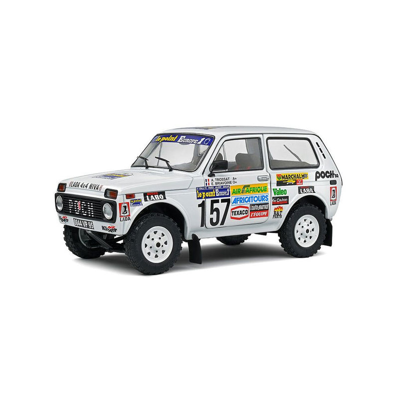 Lada Niva Paris Dakar 1983 1/18 Scale Model (White)