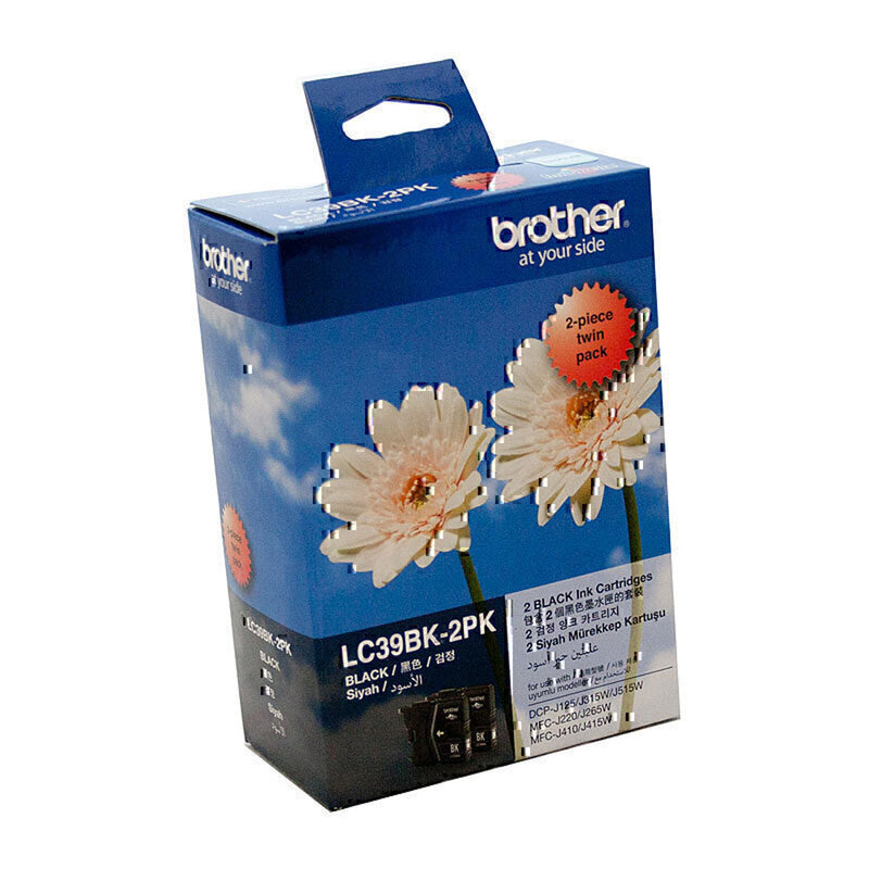 Brother LC38 Cartridge Twin Pack (zwart)