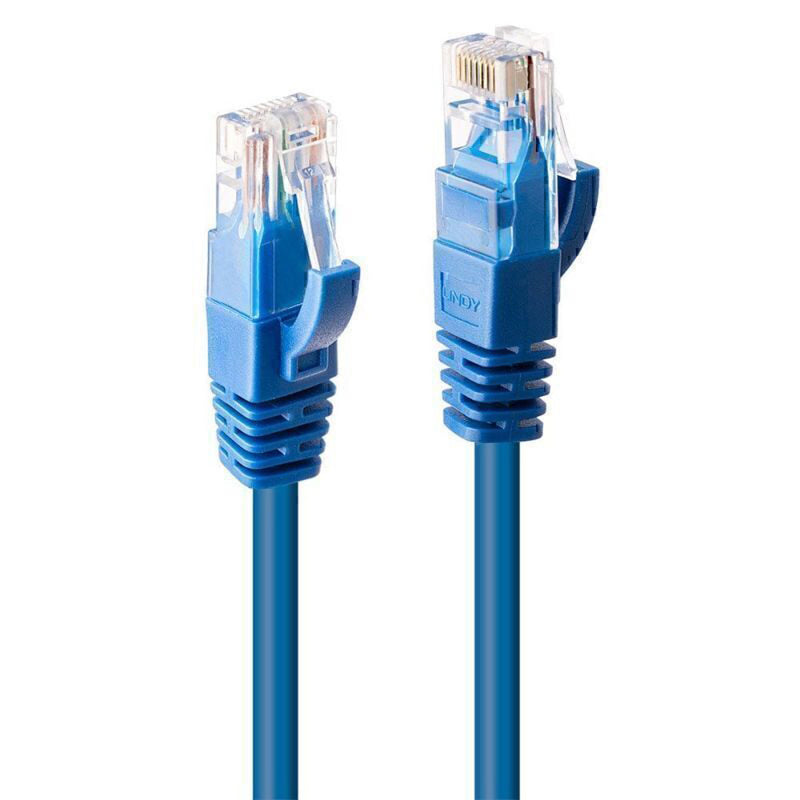 Lindy Cat6 U/UTP Gigabit Network Cable (blauw)