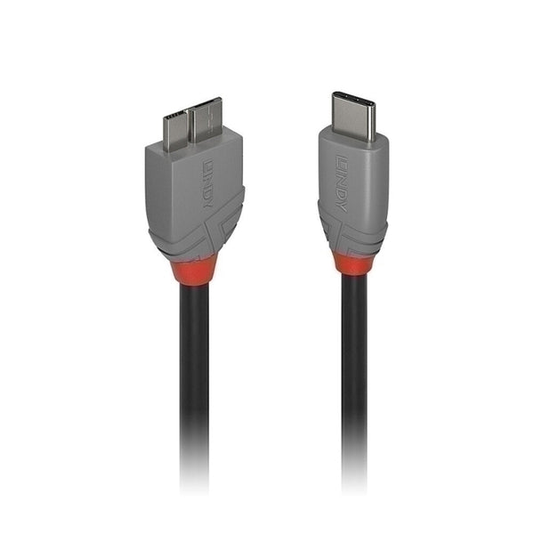 Lindy USB-C to Micro-B Cable Anthra Line 3m