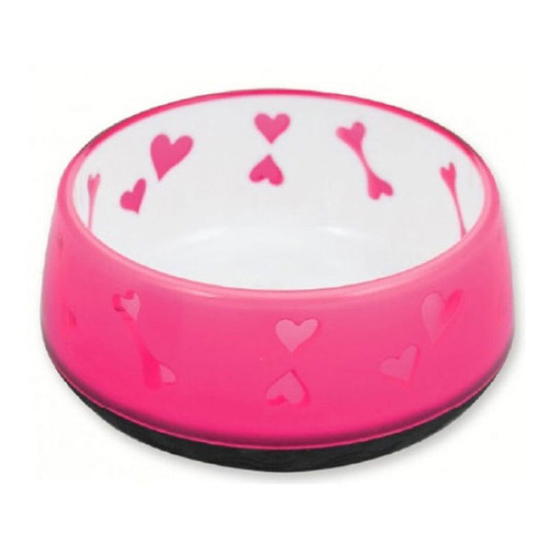 Pawise Lifestyle Dog Love Bowl (rose)