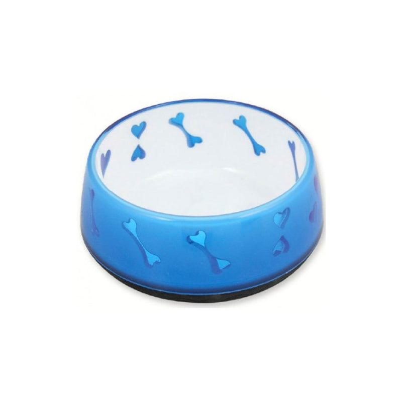 Pawise Lifestyle Dog Love Bowl (blauw)