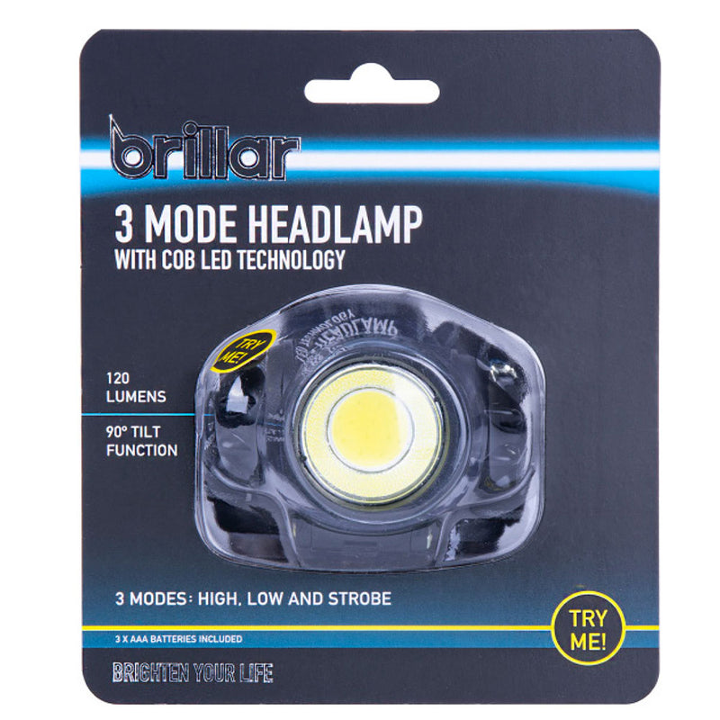 Lampe frontale brillante avec COB LED