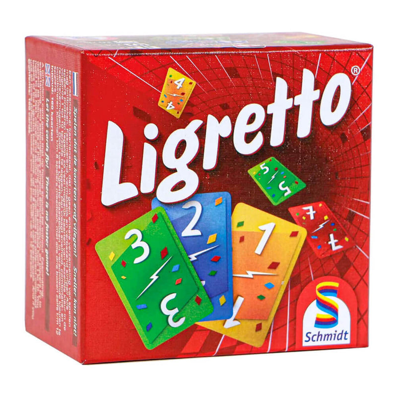 Ensemble de jeux de cartes colorés de Ligretto