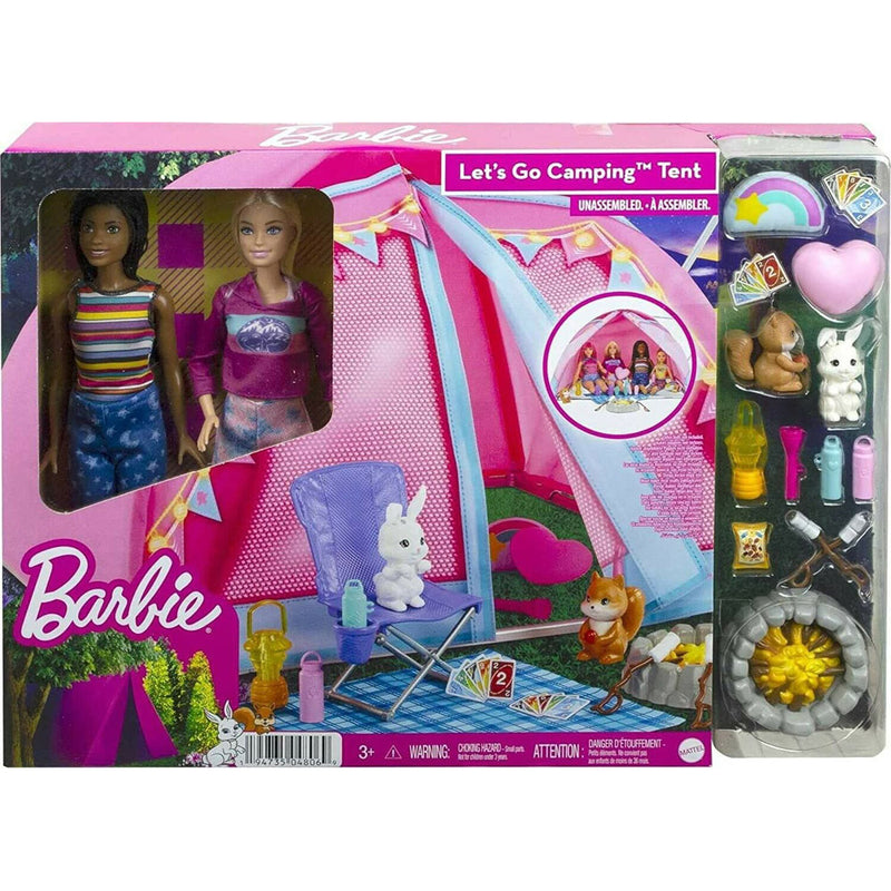 Barbie Let's Go Camping Tent Set