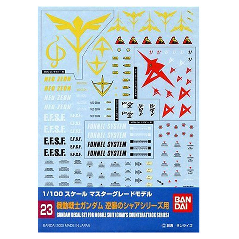 Autocollant multi-usage Gundam Master Grade