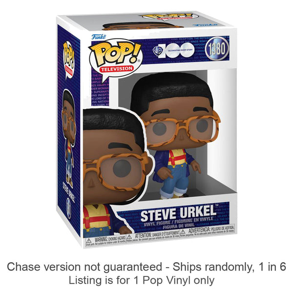 Family Matters Steve Urkel Pop! Vinyl Chase Ships 1 in 6