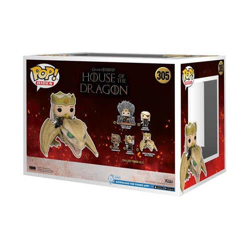 House of the Dragon Rhaenyra with Syrax Pop! Ride