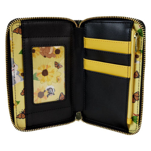 Bambi 1942 Sunflower Friends Zip Around Wallet