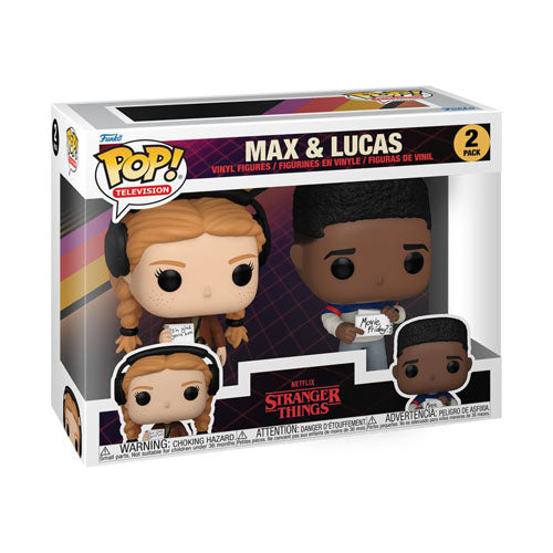 Stranger Things Max & Lucas Pop! 2-Pack