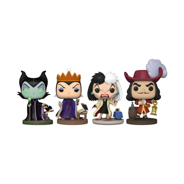 Disney: Villains US Exclusive Glow Pop! Vinyl 4-Pack