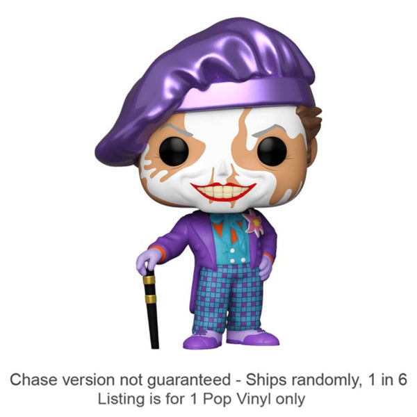 Batman 1989 Joker met hoedpop! Vinyl Chase schepen 1 op 6