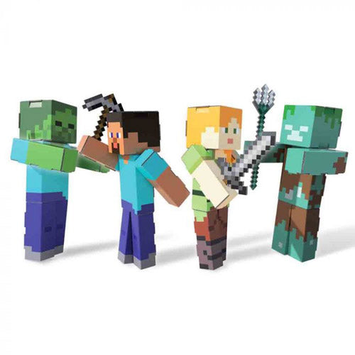 Minecraft Make Your Own Zombie Attack Kit