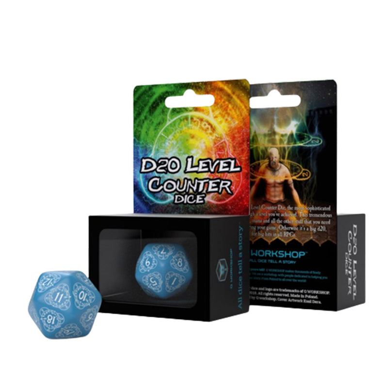 Q Workshop D20 Level Counter Dice