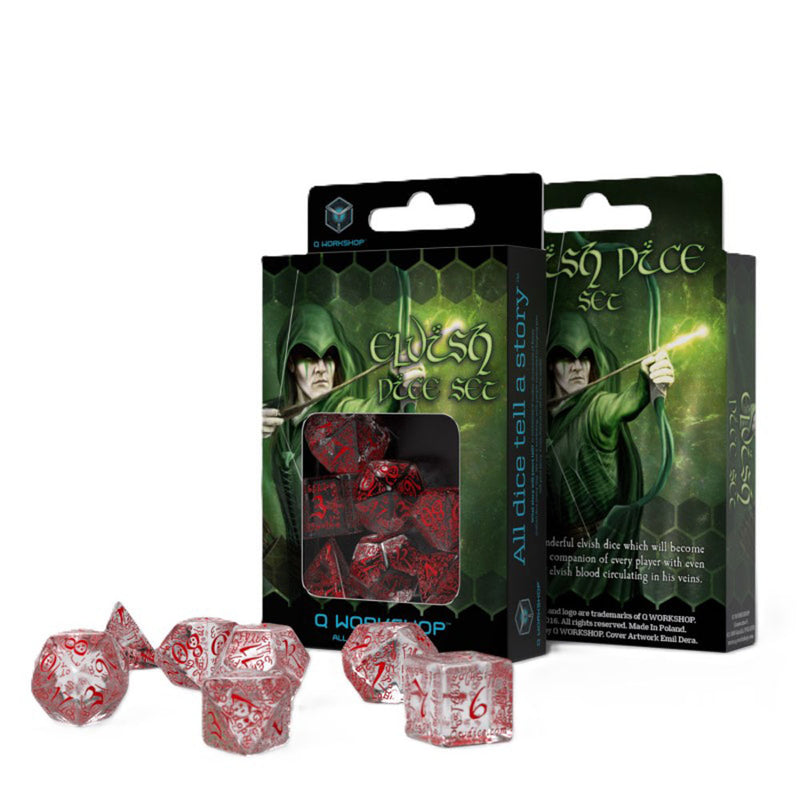 Q Workshop Elvish Dice Set 7pcs Set