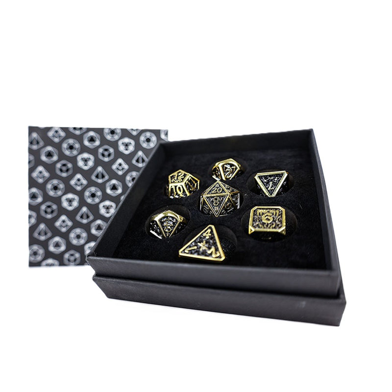 LPG metaal RPG Draco Bright Dice Set