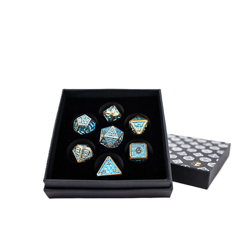 LPG metaal RPG Draco Bright Dice Set