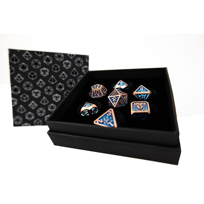 LPG metaal RPG Draco Dark Dice Set