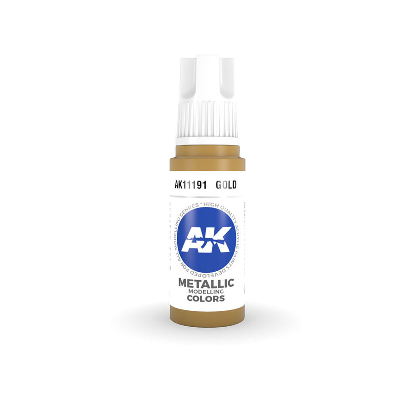 AK interactieve 3gen gouden acrylverf 17 ml