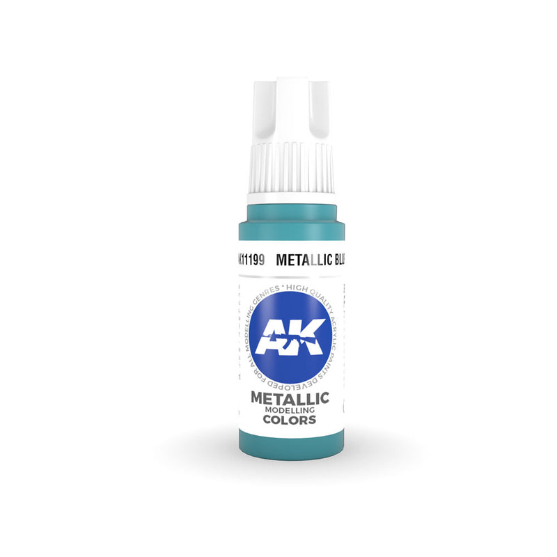 AK Interactive 3Gen Metallic Acryl -verf 17 ml