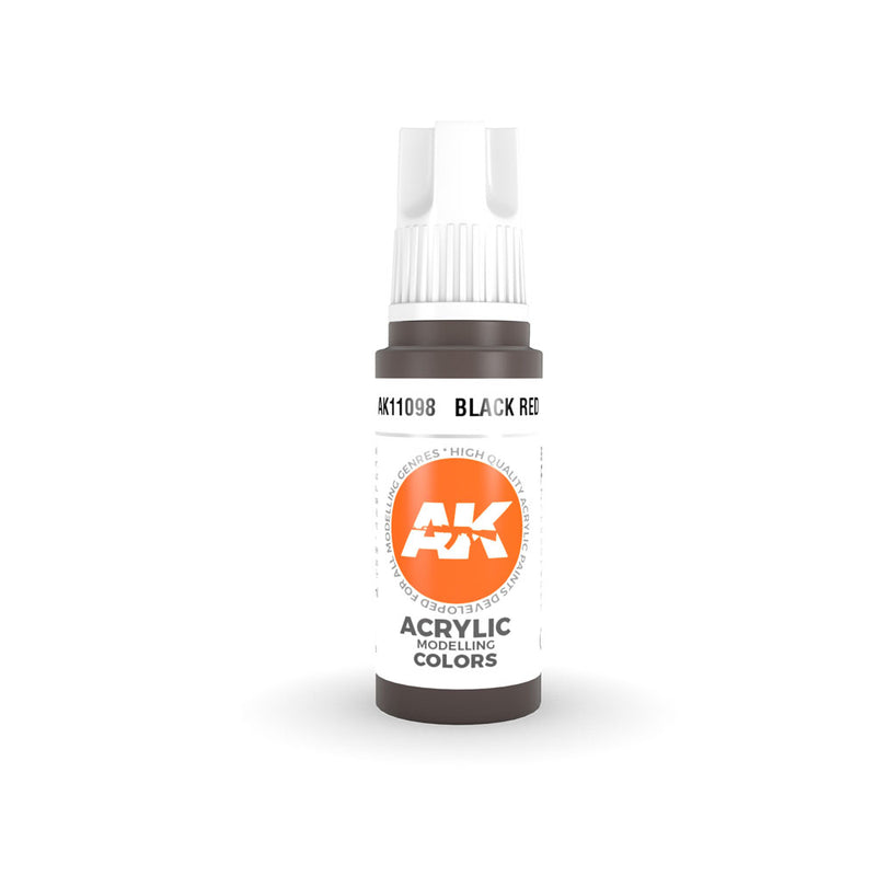 AK Interactive 3gen Black Acrylique Paint 17 ml