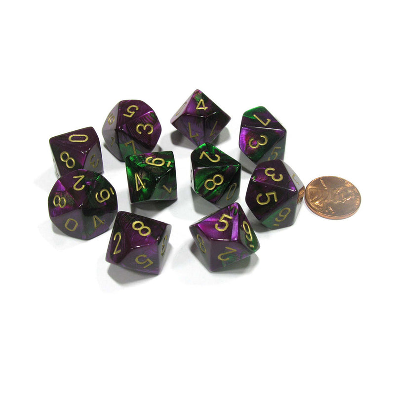 Chessex D10 Dice polyédrique (paquet de 10)