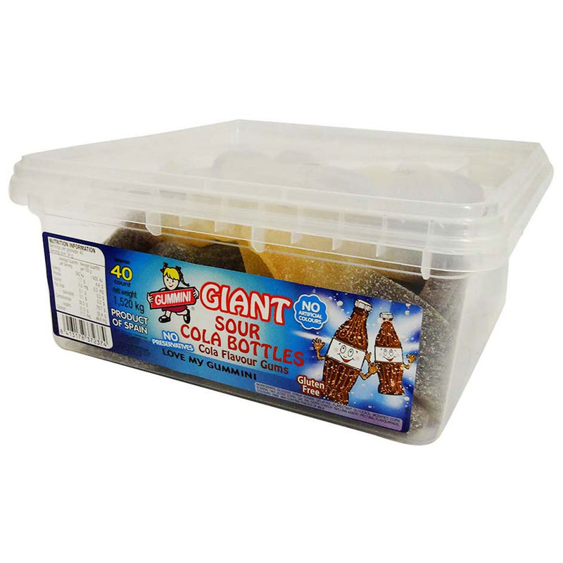 Gummini gigantische cola -flessen gummy packs