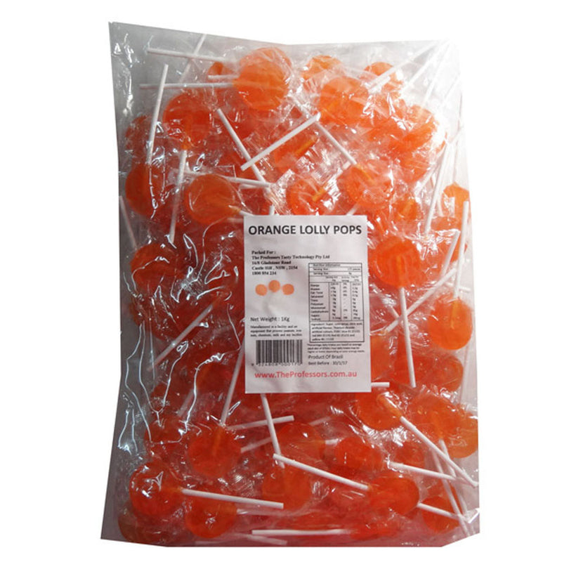 Zoete traktaties platte pops 1 kg (ongeveer 125 pc)