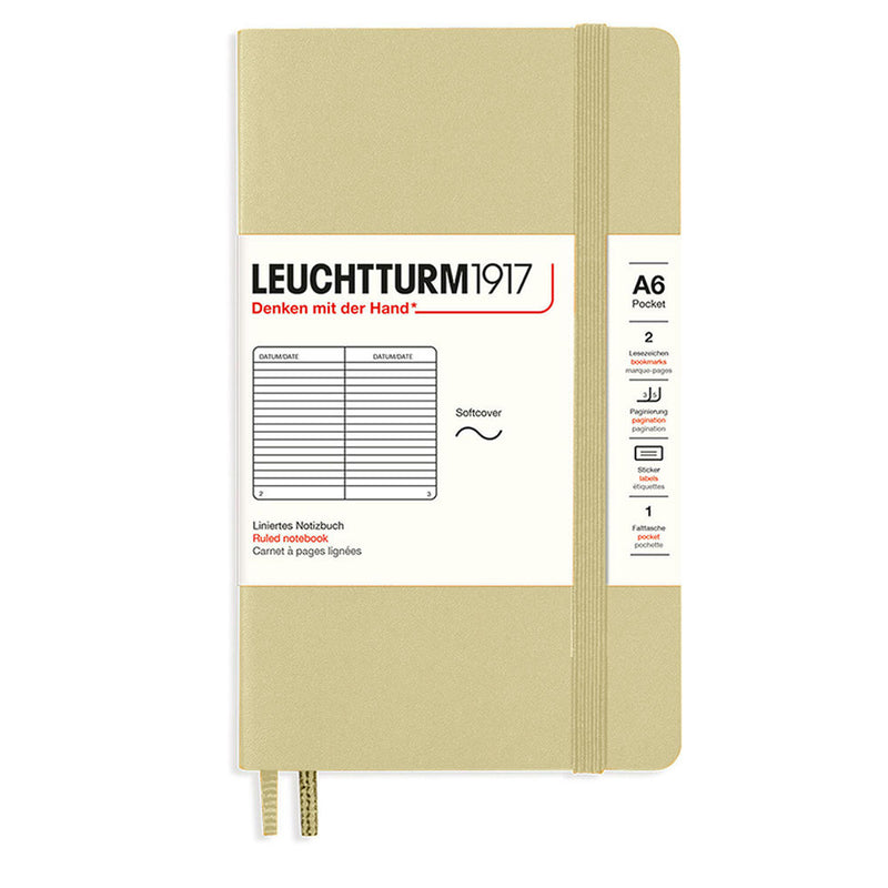 Leuchtturm Softcover Ruled Notebook A6