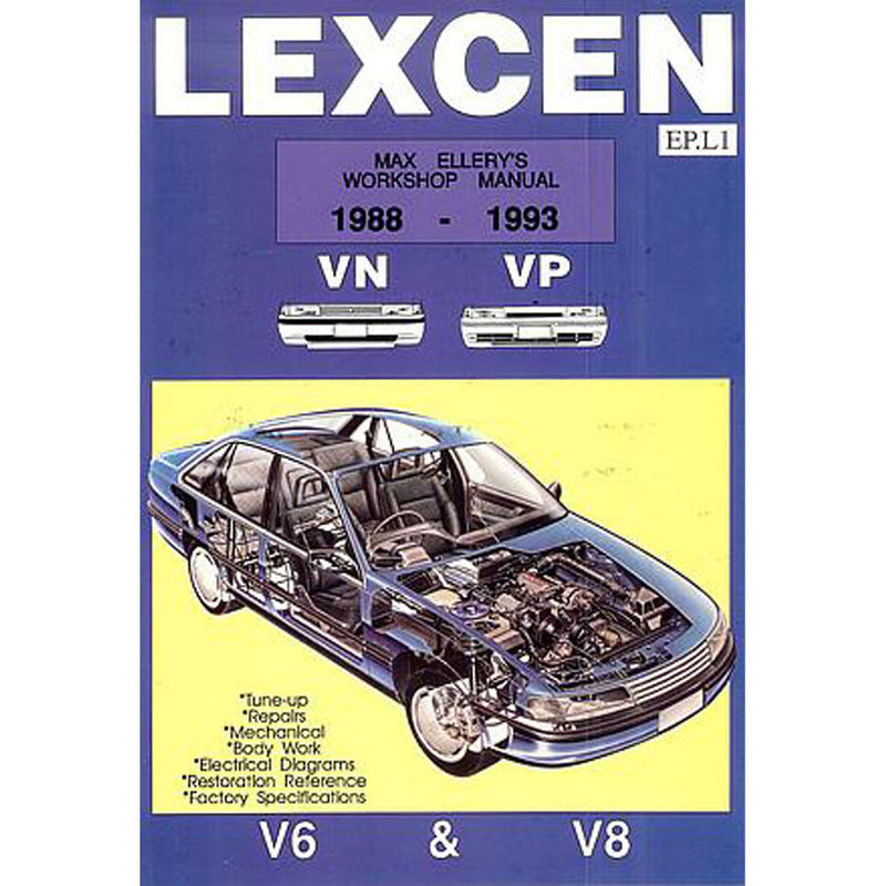 Toyota Lexcen VN VP 1988-1993 Ellery Repair Manual