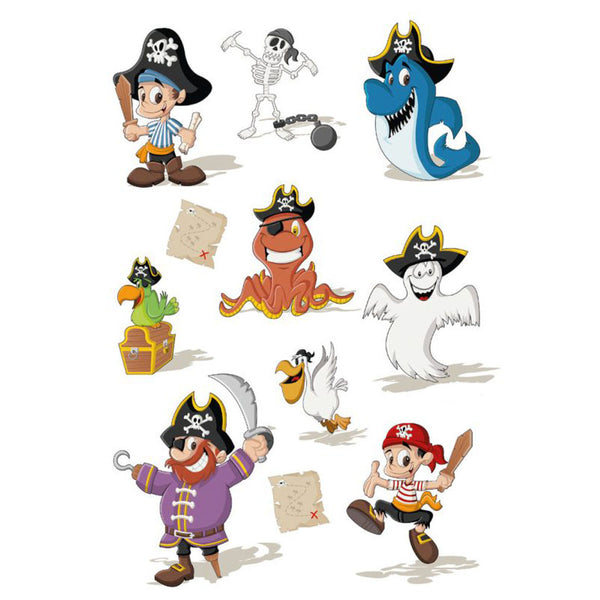 Herma Pirate Party Transpuffy Sticker