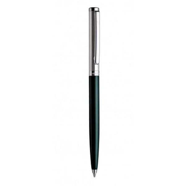 Otto Hutt D1 Sterling Silver Pinstripe Ballpen (Green)