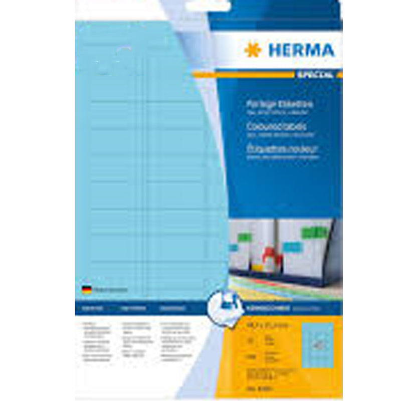 Herma Coloured Labels A4 100pc (45.7x21.2mm)