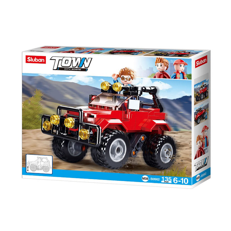 Sluban Town City Scene SUV 135pcs (Red)