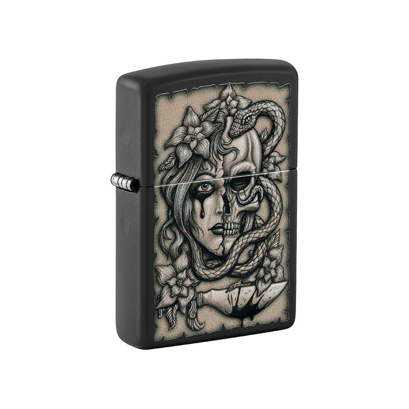 Briquet de la conception de tatouage zippo