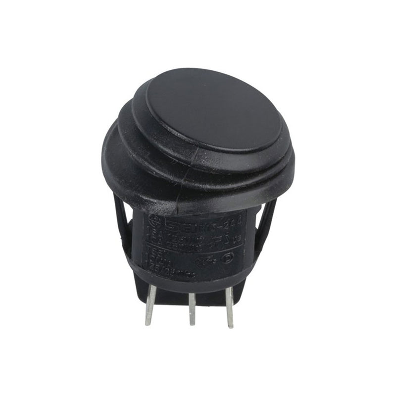 IP65 Rated Round Rocker Switch DPDT 250VAC