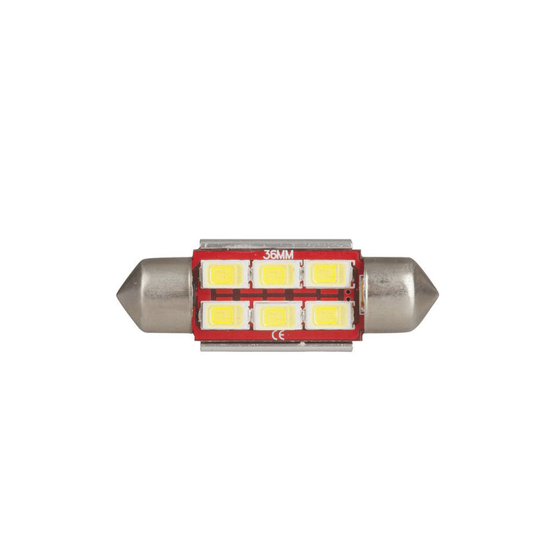 CANBus Compatible LED Festoon Globe 12V (6x5730)