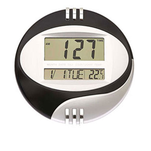 Multi-Functional Oval Digital Wall/Tabletop Clock