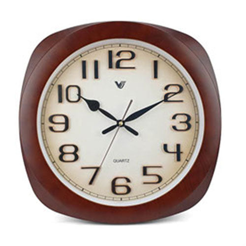 Elegant 3D Number Square Wall Clock