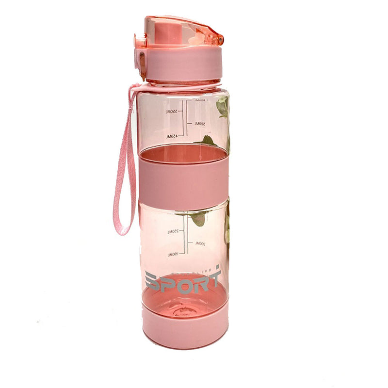 Bouteille de sport en plastique 600 ml