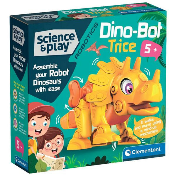 Clementoni Science and Play Robotics Dino Bot Triceratop Toy