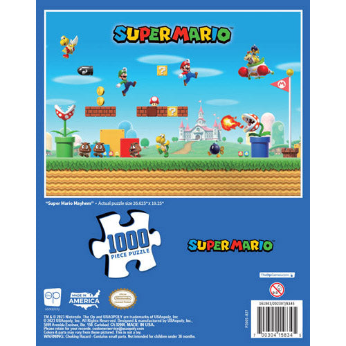 Super Mario Mayhem 1,000pc Puzzle